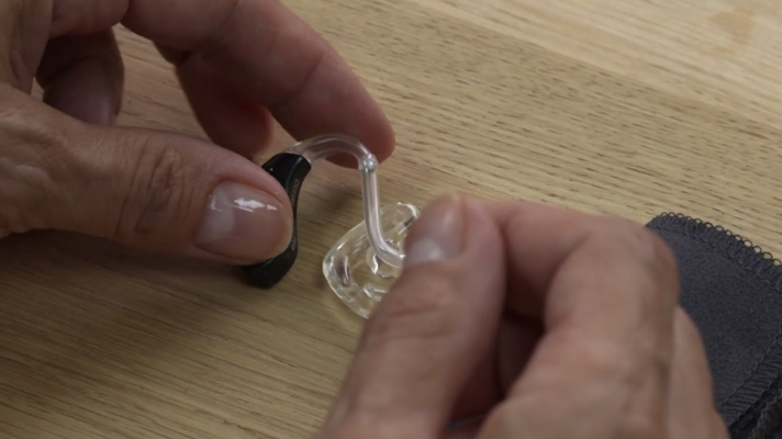 How to clean BTE hearing aid earmolds (without speaker ...